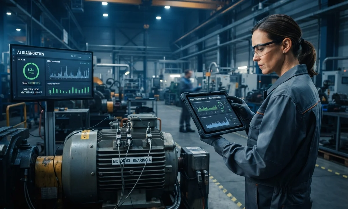 AI-powered vibration analysis for early fault detection in industrial equipment