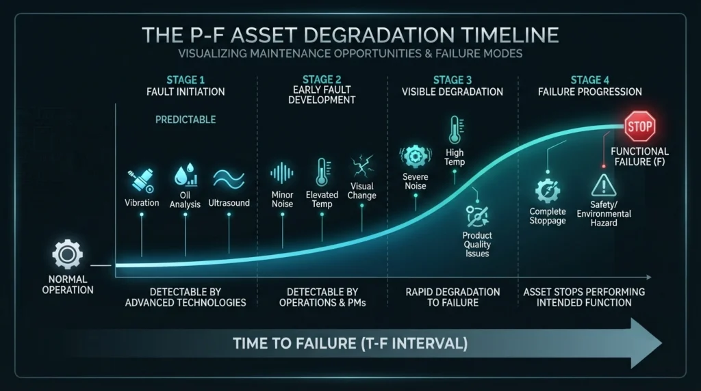 Early fault detection on the P-F curve